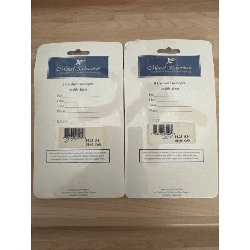Marcel Schurman Birthday Party Invitations 16‎ Cards Envelopes Juright